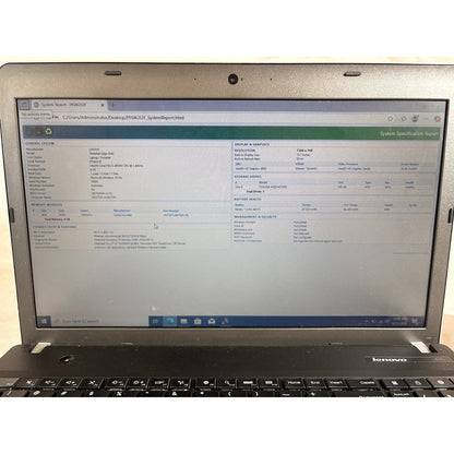 Lenovo ThinkPad Edge E540 i3-4000M 2.4GHz 4GB 500GB HDD 15.6"