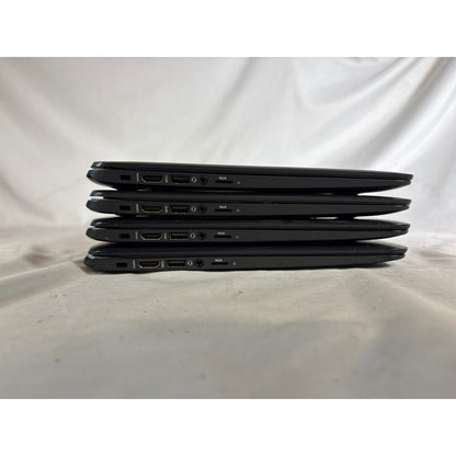 Lot of 4 HP Chromebook 14 G4 14" Laptops - One Verified: N2840 4GB 16GB SSD