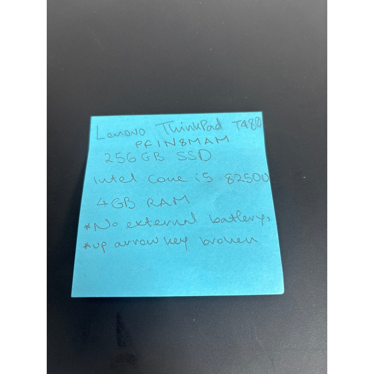 Lenovo ThinkPad T480 i5-8250U 1.6GHz 4GB 256GB SSD 14"