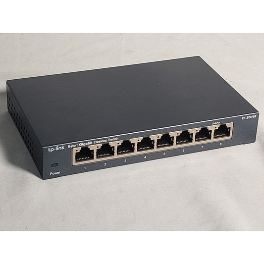 tp-link 8-Port Gigabit Unmanaged Desktop Switch TL-SG108 2185421005113 8 ports