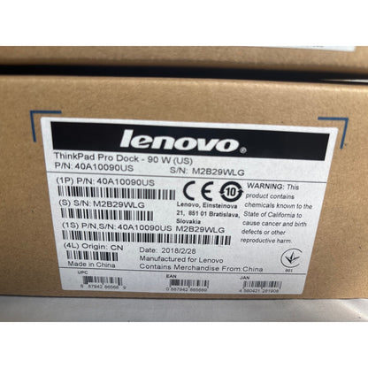 Lenovo ThinkPad Pro Dock 90W US 40A10090US Lot of 3
