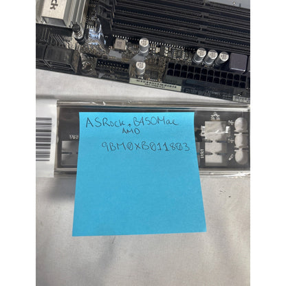 ASRock B450M/ac AM4 Micro ATX Motherboard Untested AS IS FOR PARTS