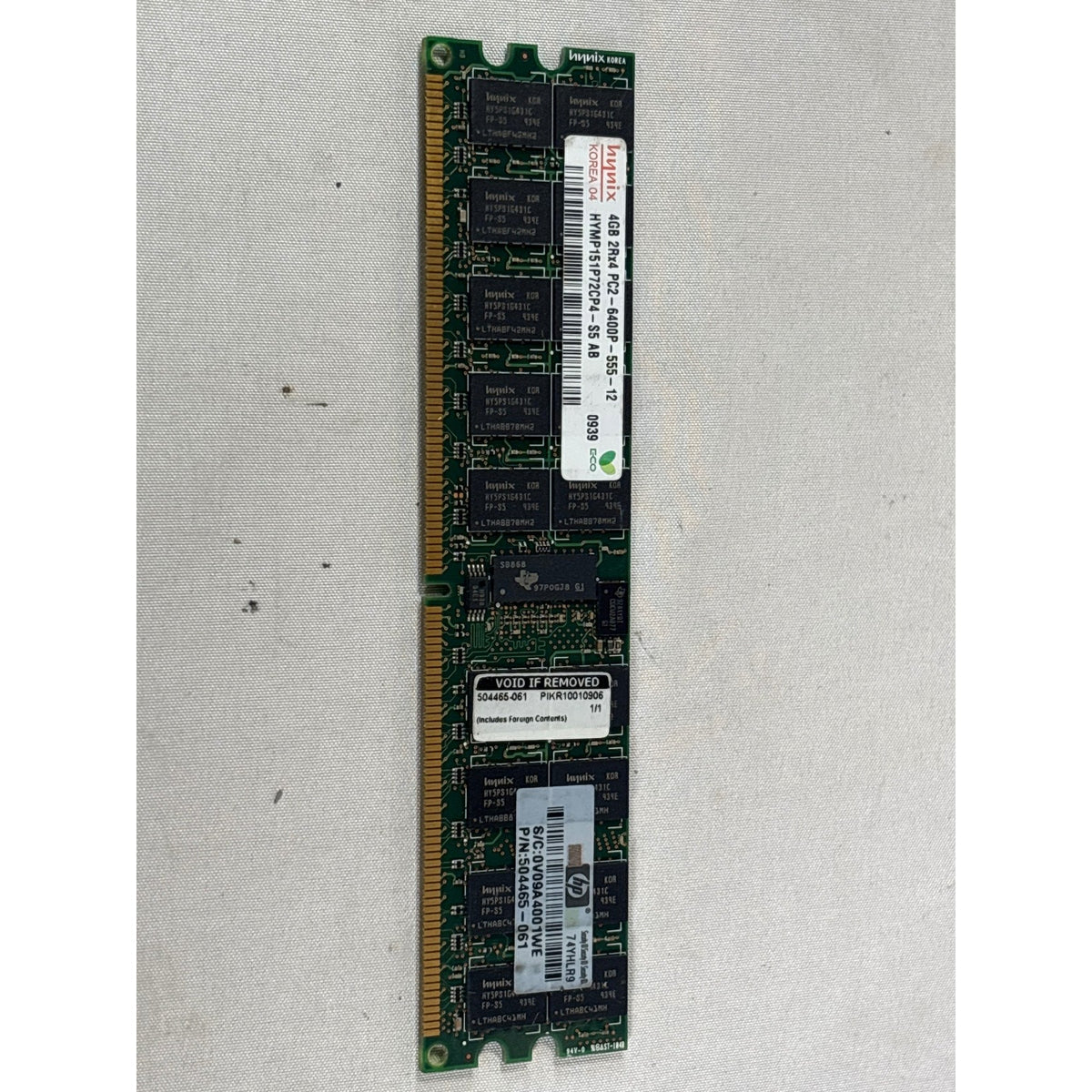 Hynix HYMP151P72CP4-S5 4GB DDR2 6400P 9ct Green