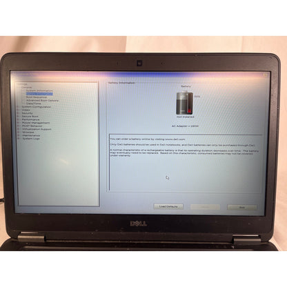 Dell Latitude E7450 Intel Core i5-5300U 8 GB No Drive 14" FOR PARTS/REPAIR