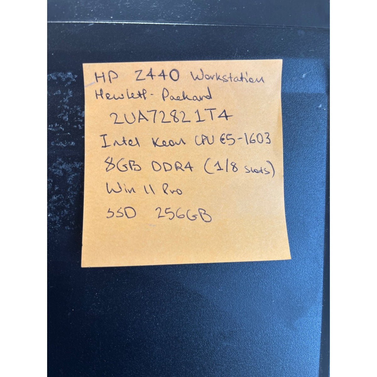 HP Z440 Workstation Tower Xeon E5-1603 2.8GHz 8GB 256GB SSD + 1TB HDD M4000 8GB
