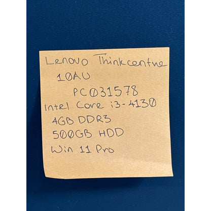 Lenovo ThinkCentre E73 SFF i3-4130 3.4GHz 4GB 500GB HDD