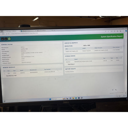 Dell OptiPlex 3080 Micro i3-10100T 3GHz 8GB 256GB NVMe SSD