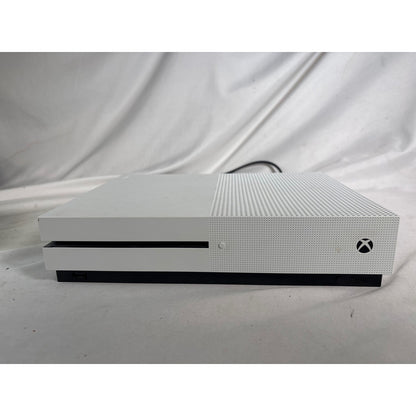 Microsoft Xbox One S Model 1681 White Console + 7 Games RDR2 Diablo, Destiny