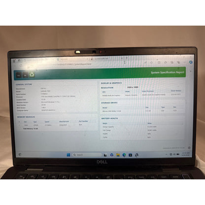 Dell Latitude 7420 i7-1185G 3GHz 16 GB 512GB SSD 14"
