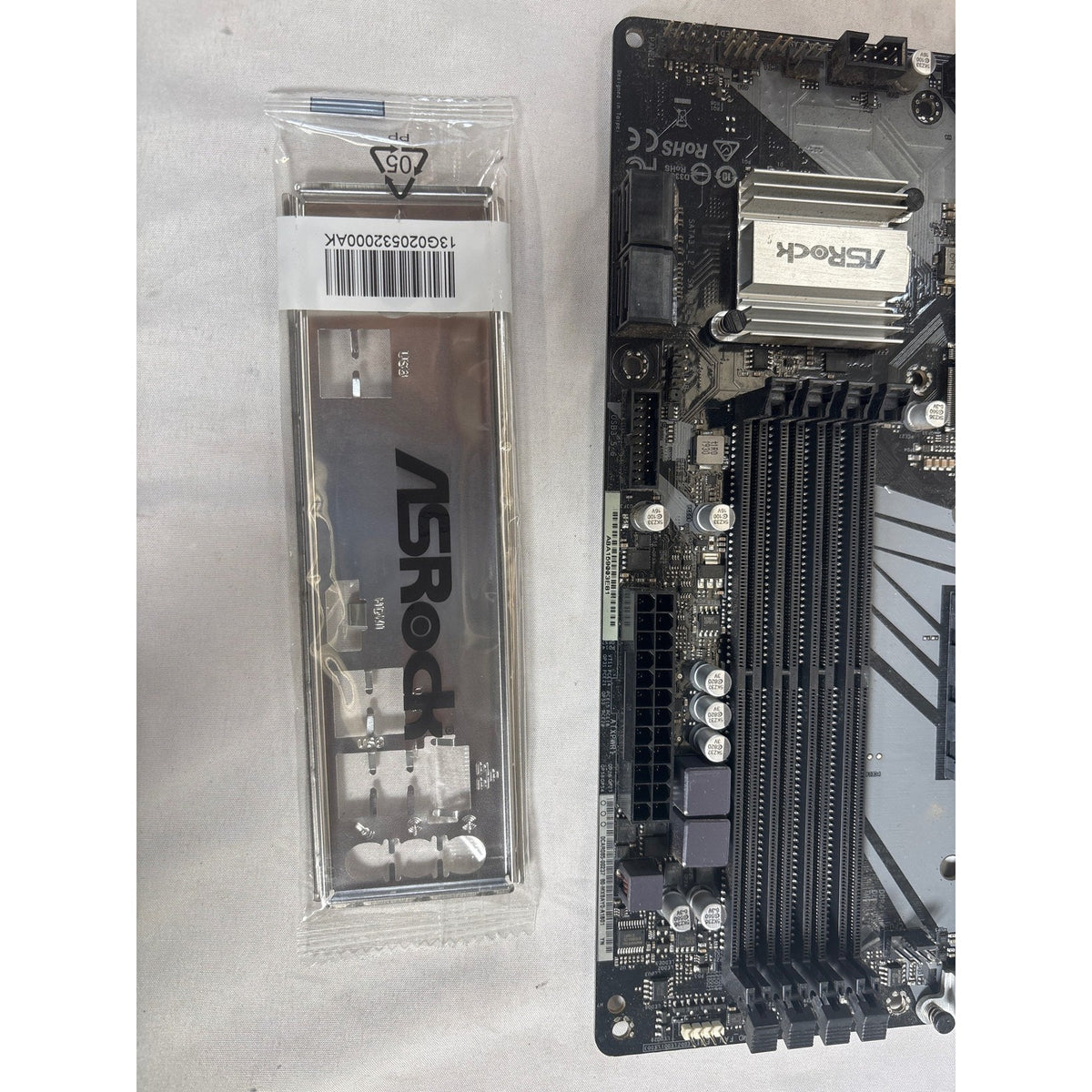 ASRock B450M/ac AM4 Micro ATX Motherboard Untested AS IS FOR PARTS