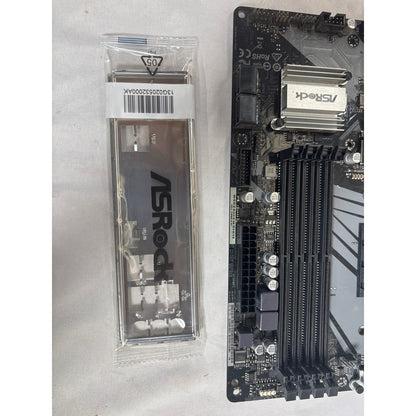 ASRock B450M/ac AM4 Micro ATX Motherboard Untested AS IS FOR PARTS