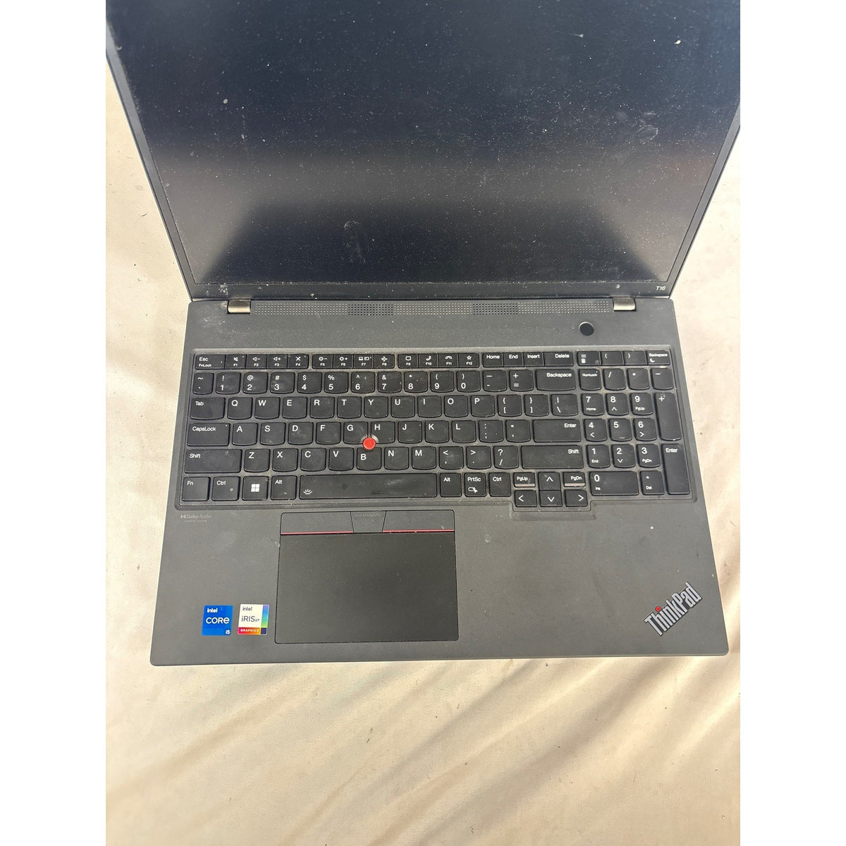 Lenovo ThinkPad T16 Gen 1 i5-1235U 1.3GHz 8GB 256GB 16" FOR PARTS/REPAIR