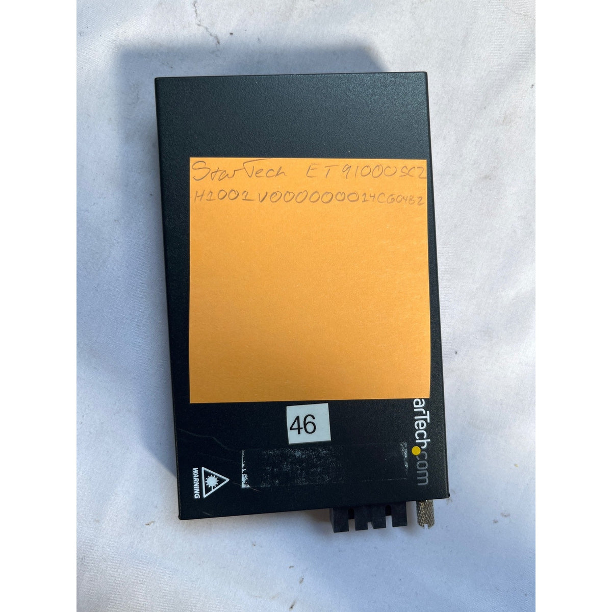 StarTech ET91000SC2 Gigabit Fiber Media Converter SC 550m Black