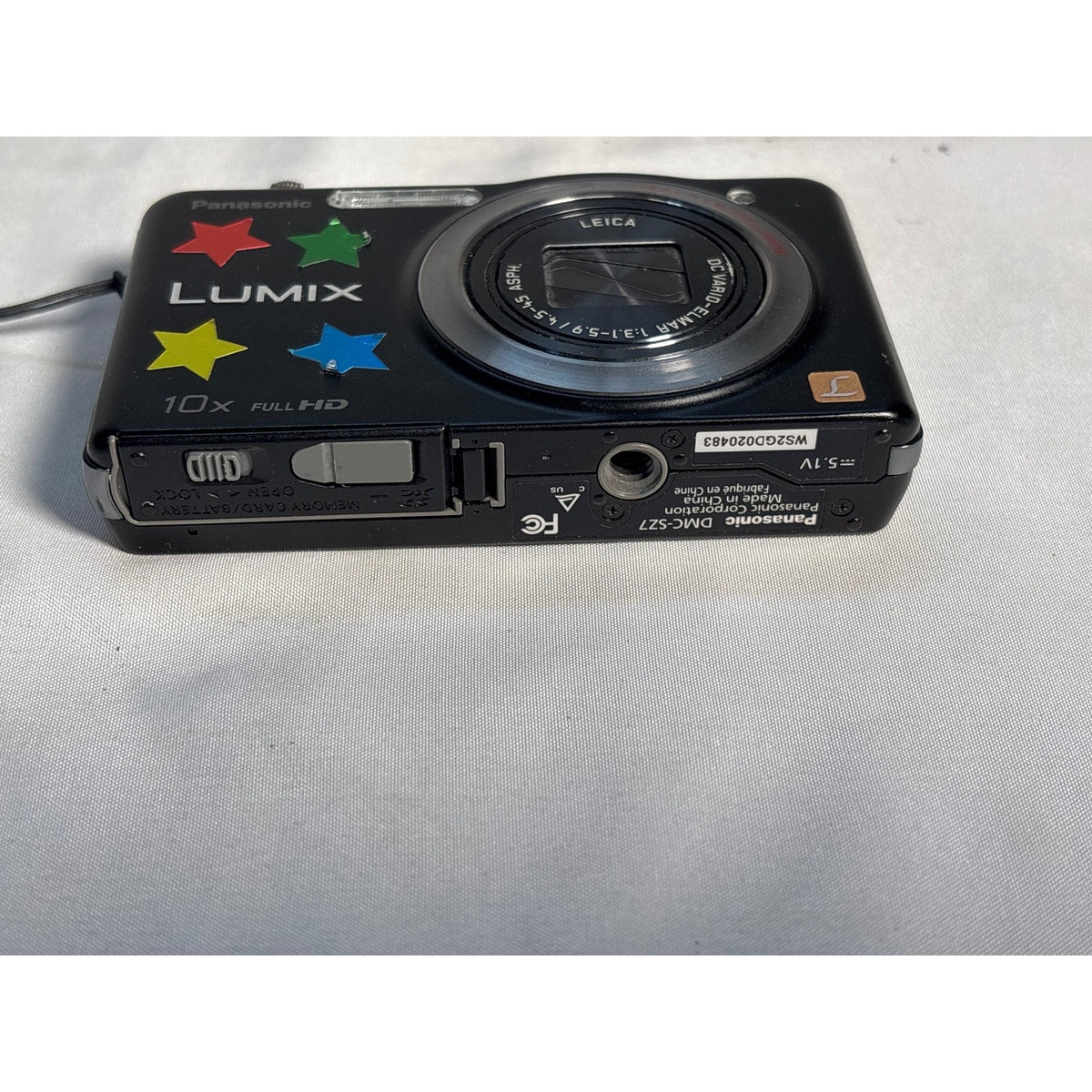 Panasonic LUMIX compact digital camera DMC-SZ7 WS2GD020483 Black